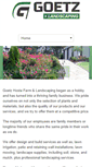Mobile Screenshot of goetzlandscaping.com